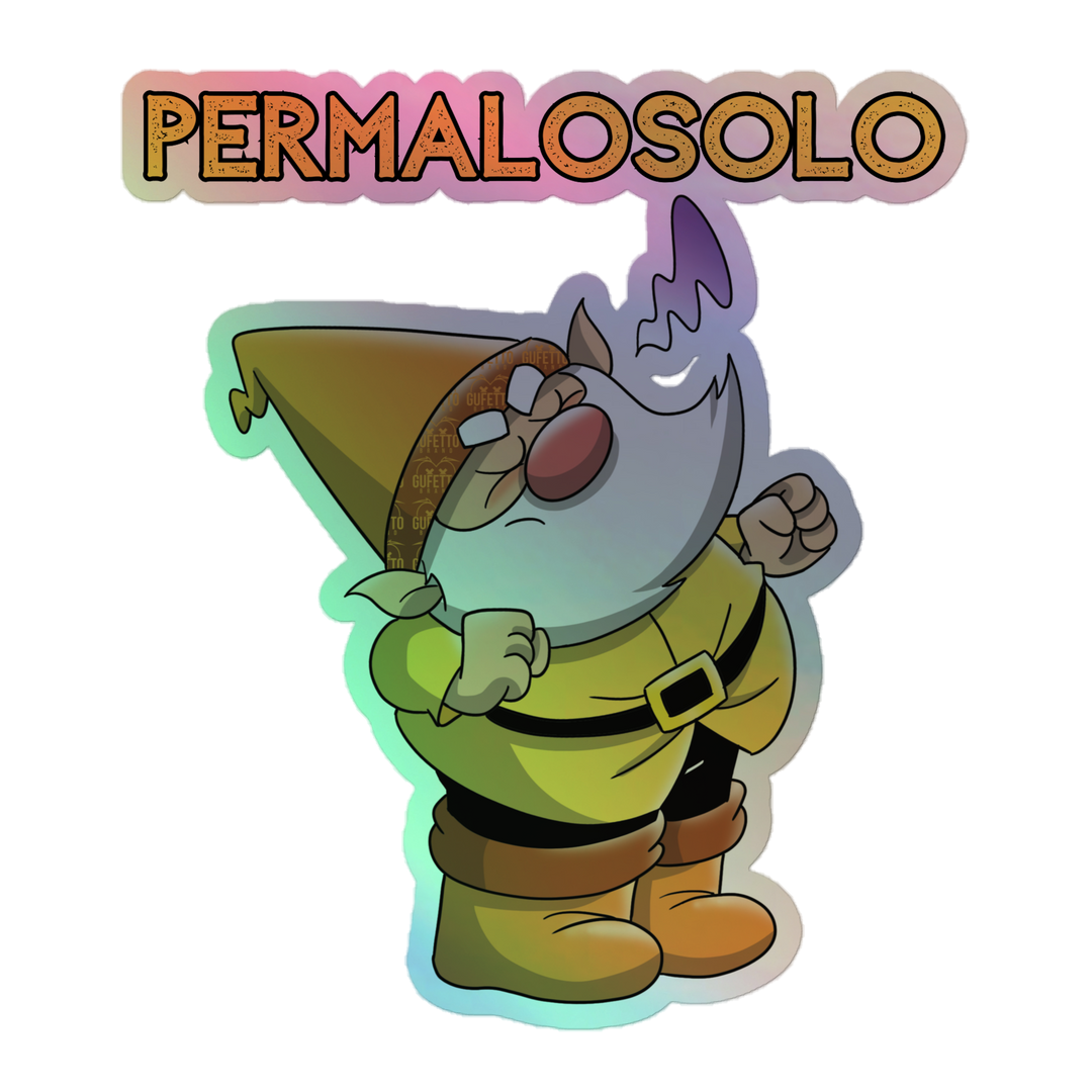 Adesivi olografici PERMALOSOLO - Gufetto Brand 