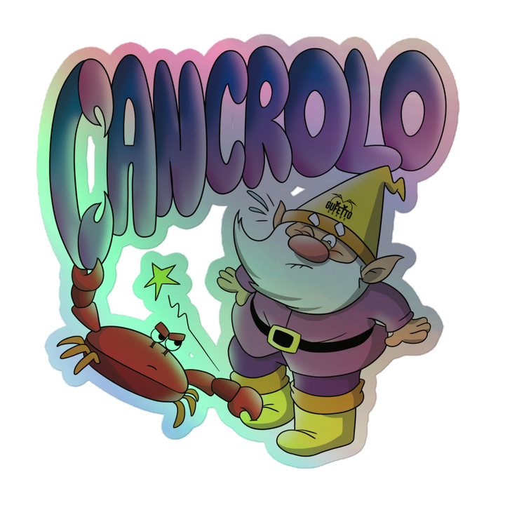 Adesivi olografici CANCROLO - Gufetto Brand 