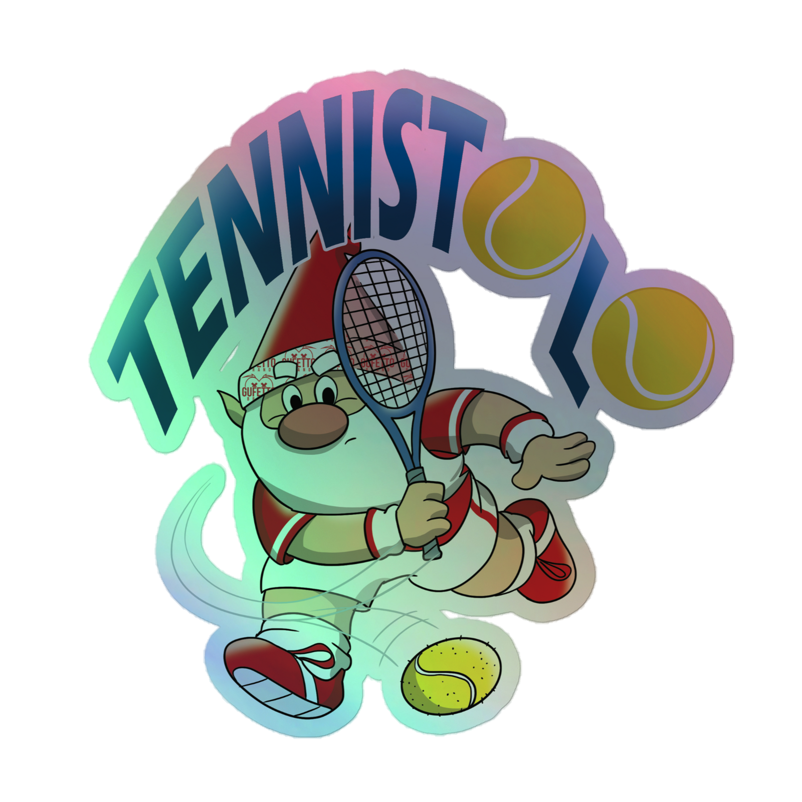 Adesivi olografici TENNISTOLO - Gufetto Brand 
