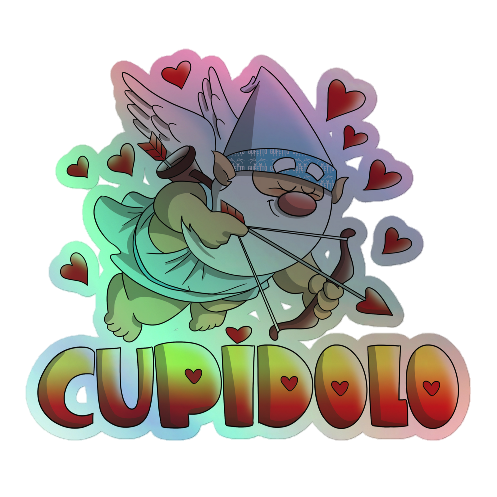Adesivi olografici CUPIDOLO - Gufetto Brand 