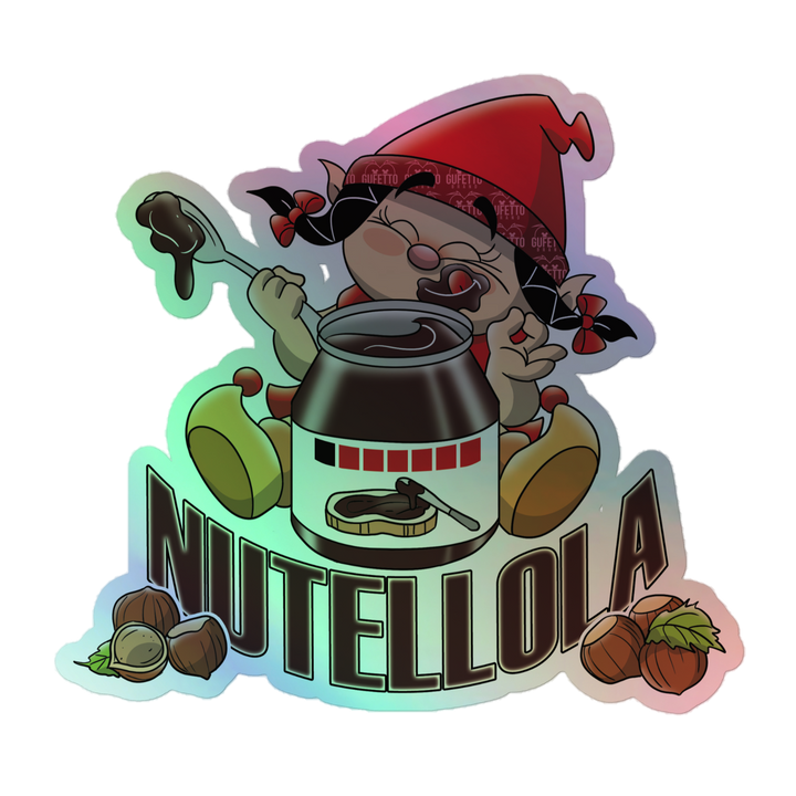 Adesivi olografici NUTELLOLA - Gufetto Brand 