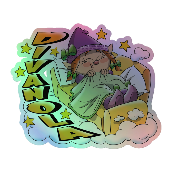 Adesivi olografici DIVANOLA - Gufetto Brand 