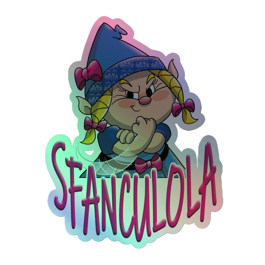 Adesivi olografici SFANCULOLA - Gufetto Brand 