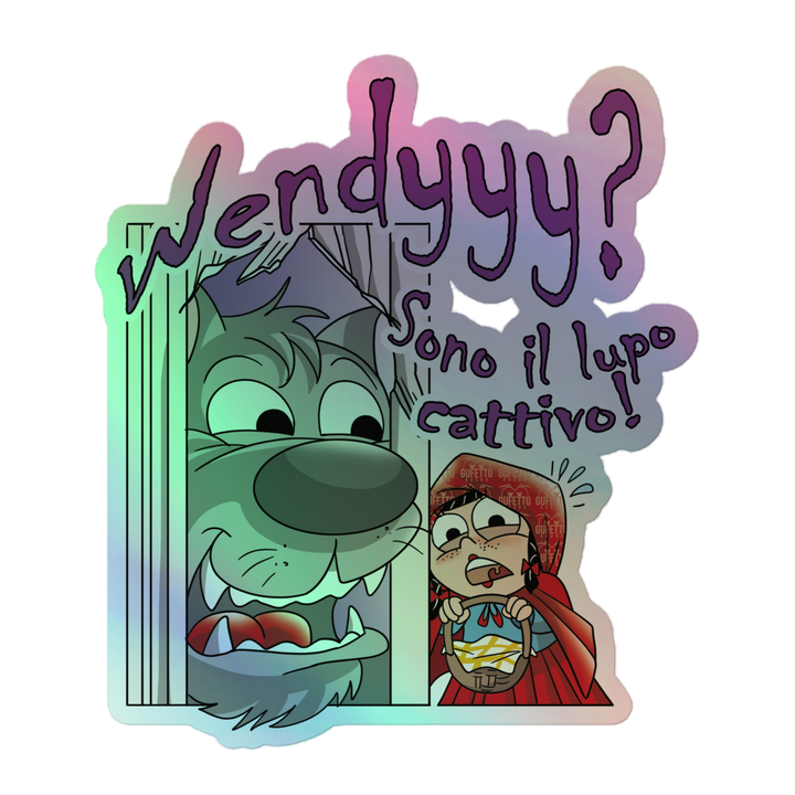 Adesivi olografici WENDY - Gufetto Brand 