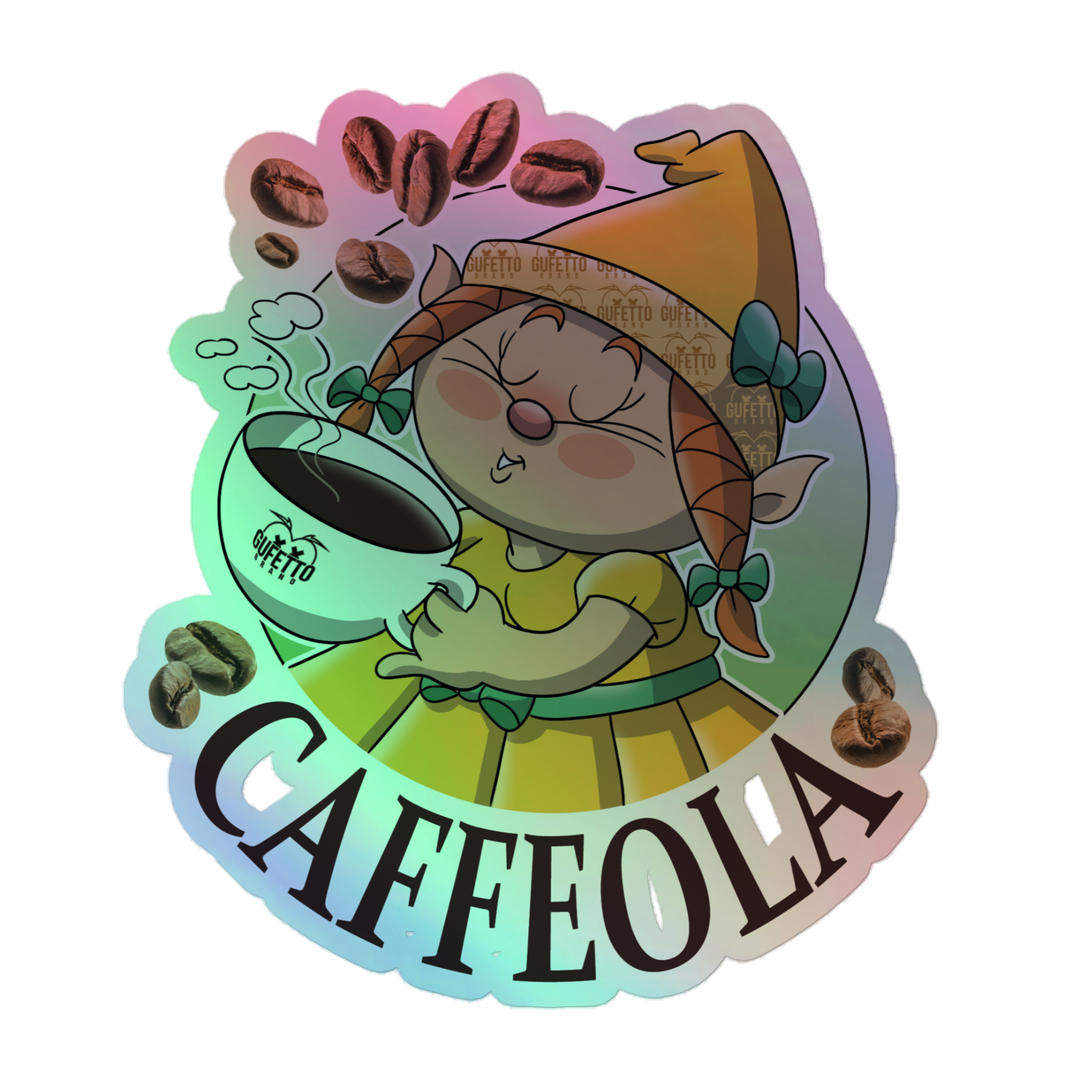Adesivi olografici CAFFEOLA - Gufetto Brand 