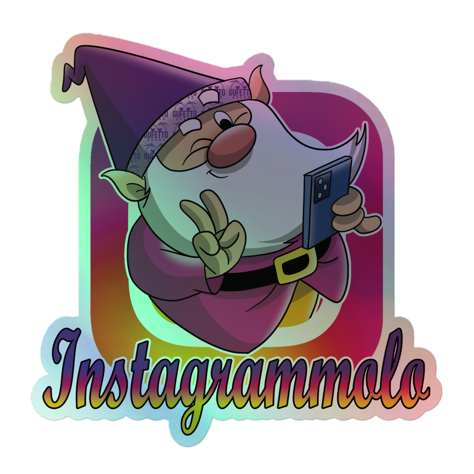 Adesivi olografici INSTAGRAMMOLO - Gufetto Brand 