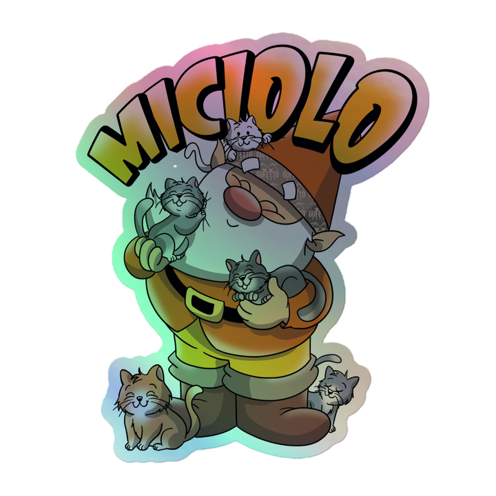 Adesivi olografici MICIOLO - Gufetto Brand 