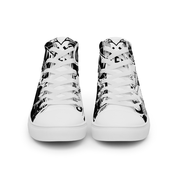 Sneakers alte in tela da uomo GOAL - Gufetto Brand 