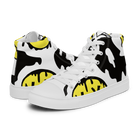 Sneakers alte in tela da uomo SMILE FACE - Gufetto Brand 
