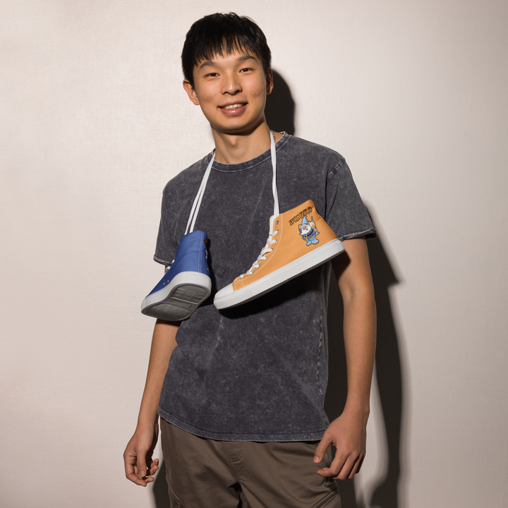 Sneakers alte in tela da uomo SPRITZOLO - Gufetto Brand 