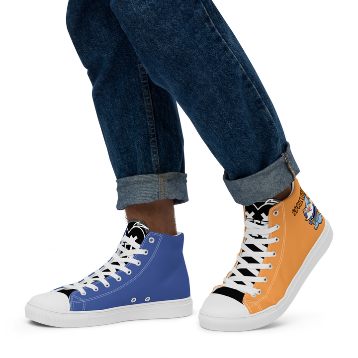 Sneakers alte in tela da uomo SPRITZOLO - Gufetto Brand 