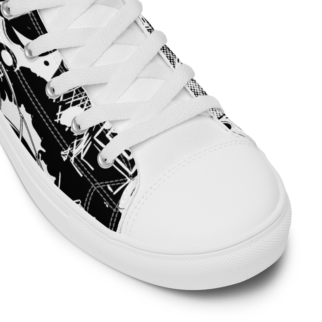 Sneakers alte in tela da uomo GOAL - Gufetto Brand 