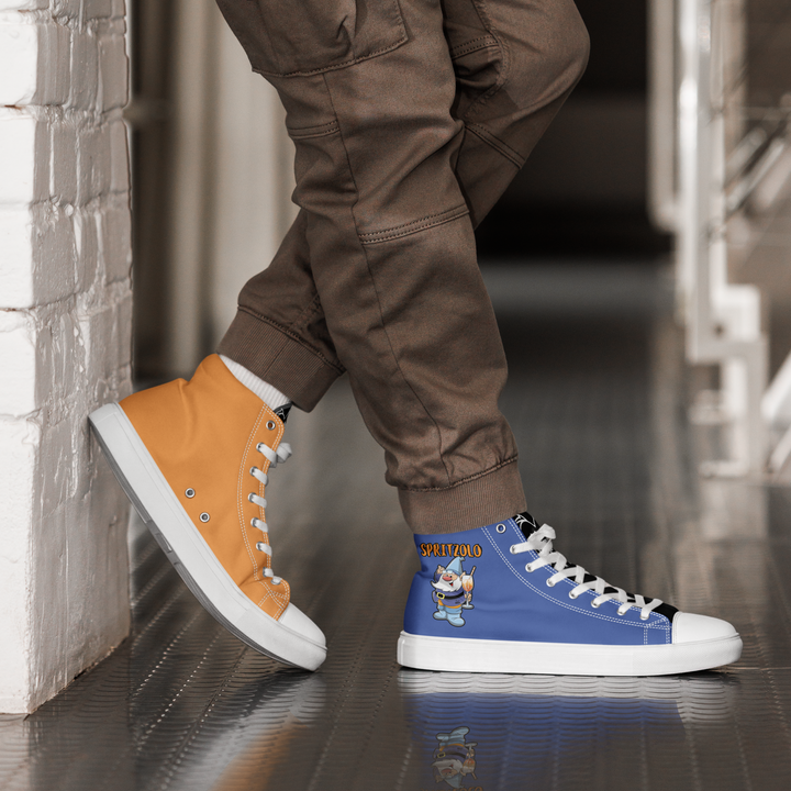 Sneakers alte in tela da uomo SPRITZOLO - Gufetto Brand 