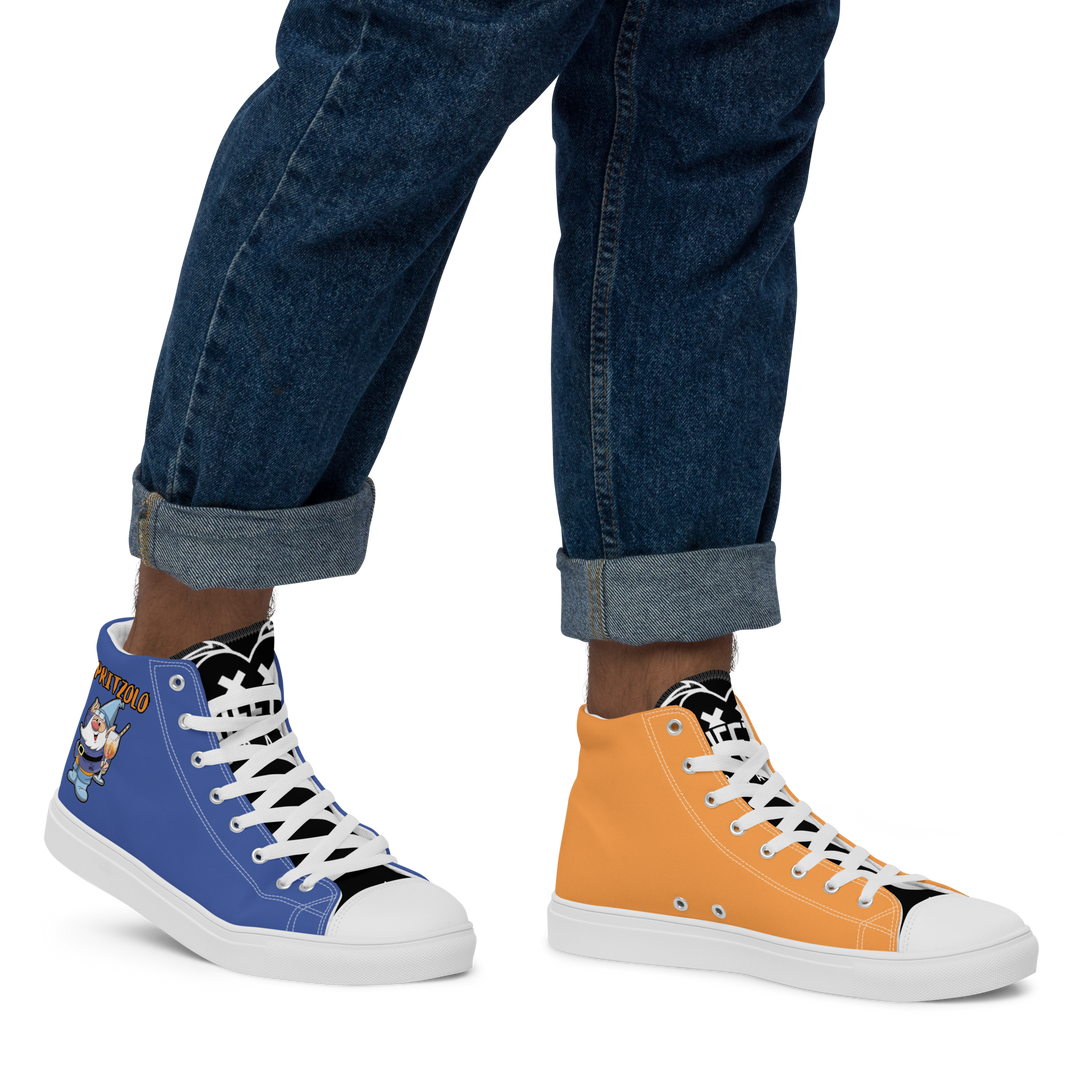 Sneakers alte in tela da uomo SPRITZOLO - Gufetto Brand 