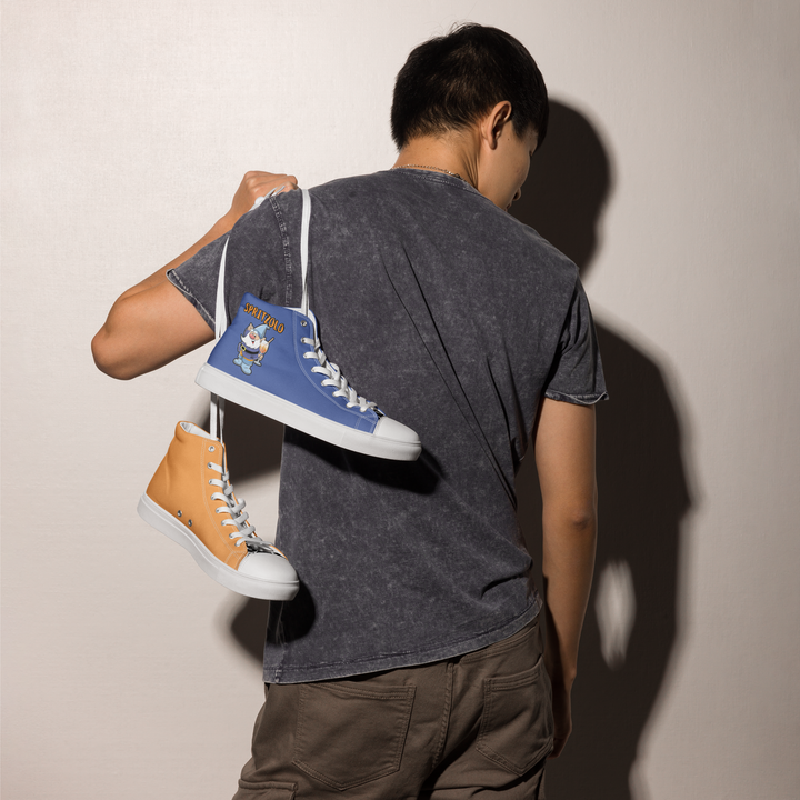 Sneakers alte in tela da uomo SPRITZOLO - Gufetto Brand 