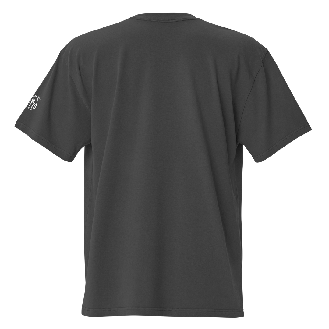 T-shirt sbiadita oversize DARKSKULL - Gufetto Brand 