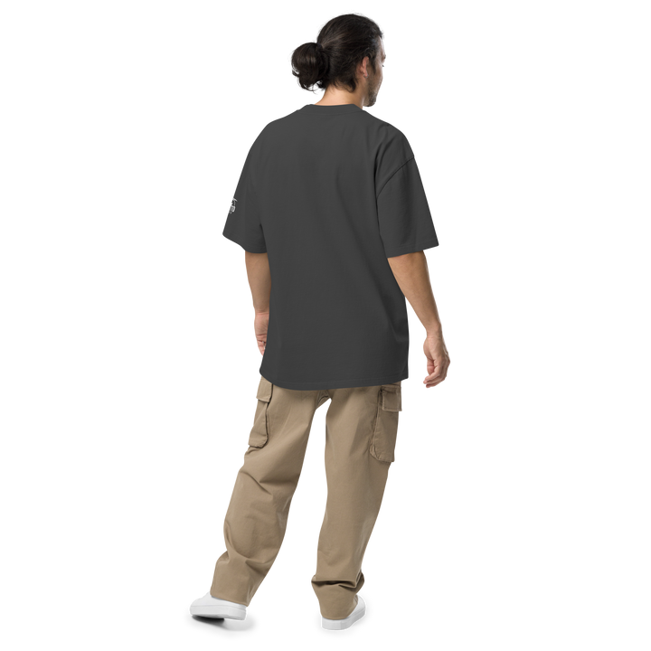 T-shirt sbiadita oversize DARKSKULL - Gufetto Brand 