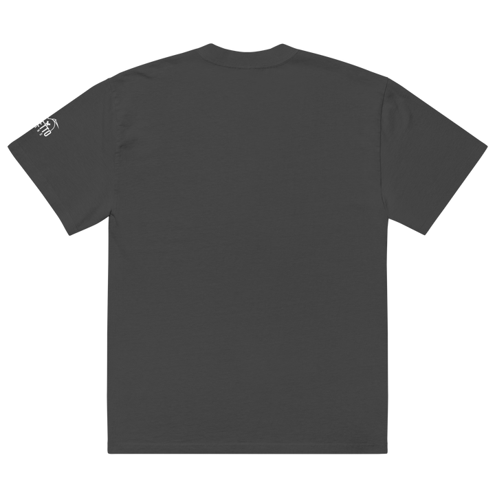 T-shirt sbiadita oversize DARKSKULL - Gufetto Brand 