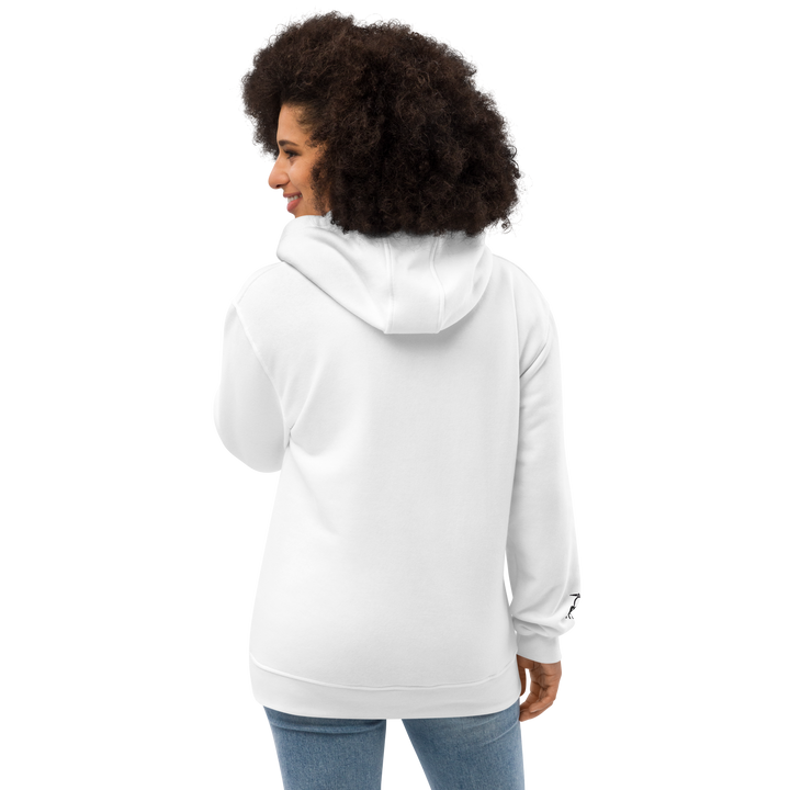 Premium eco hoodie Gufetto Brand White/Red - Gufetto Brand 