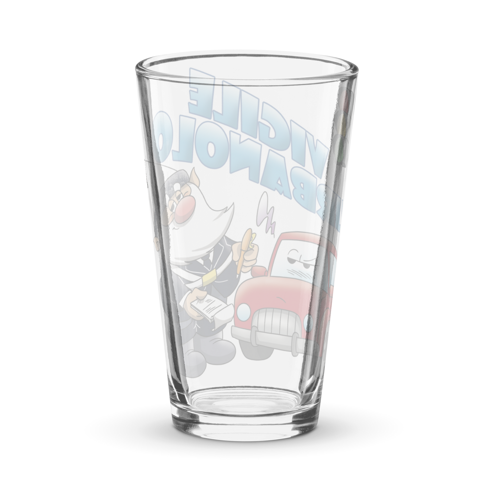 Bicchiere da birra VIGILE URBANOLO - Gufetto Brand 