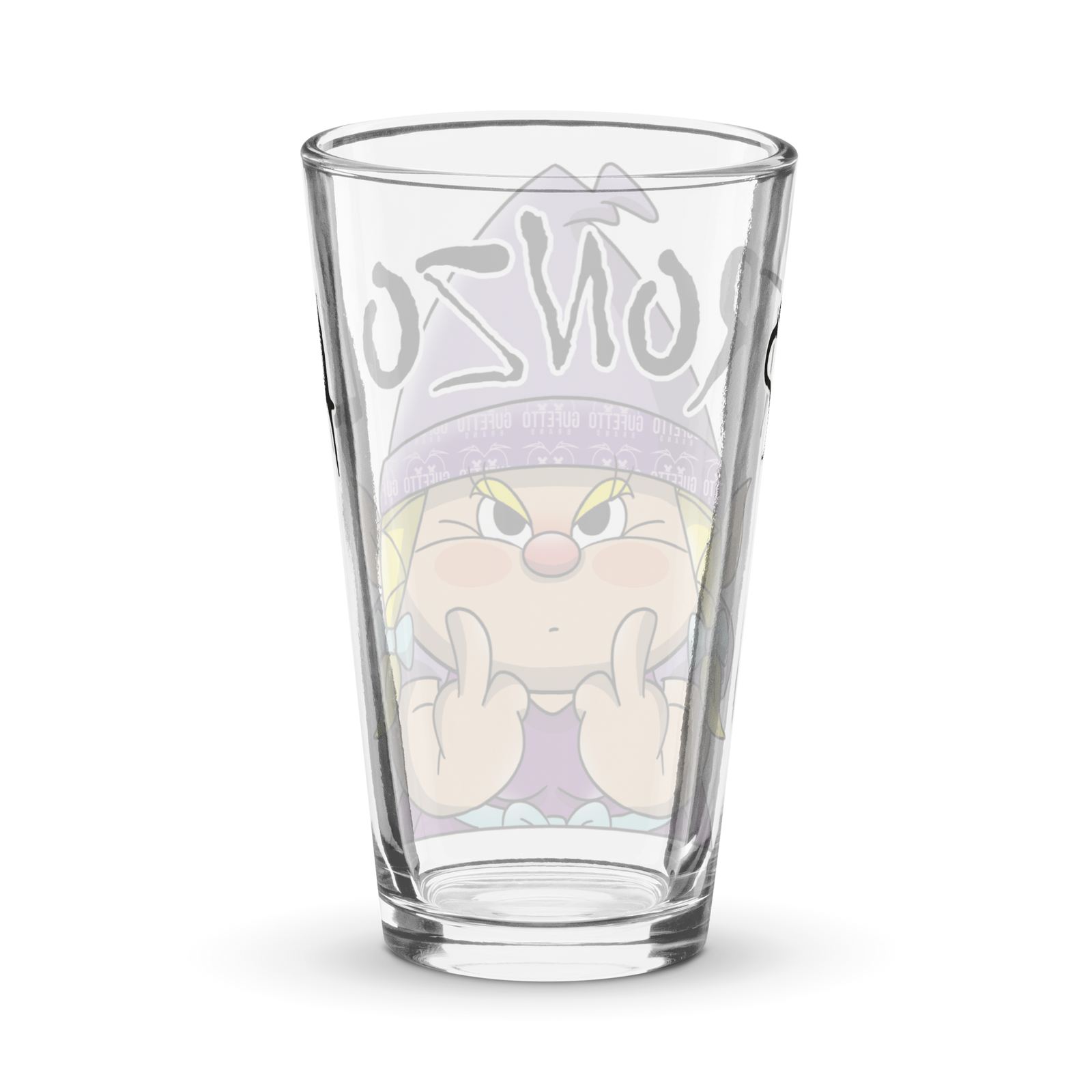 Bicchiere da birra STRONZOLA - Gufetto Brand 