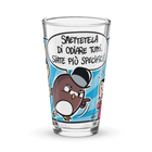 Bicchiere da birra ODIO TUTTI! - Gufetto Brand 