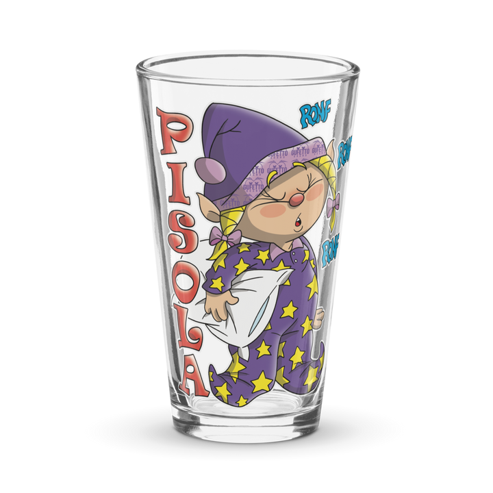 Bicchiere da birra PISOLA - Gufetto Brand 