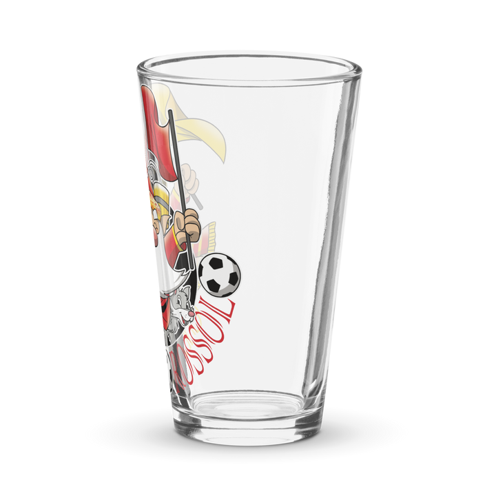 Bicchiere da birra GIALLO ROSSOLO - Gufetto Brand 