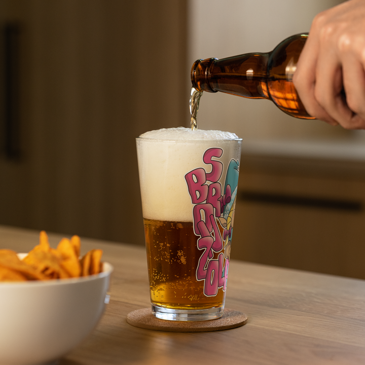 Bicchiere da birra SBRONZOLA - Gufetto Brand 