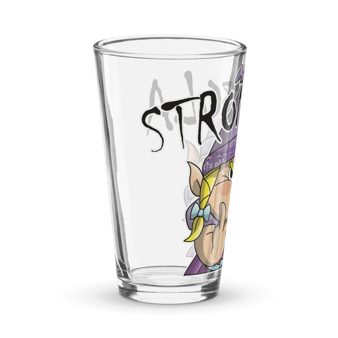 Bicchiere da birra STRONZOLA - Gufetto Brand 