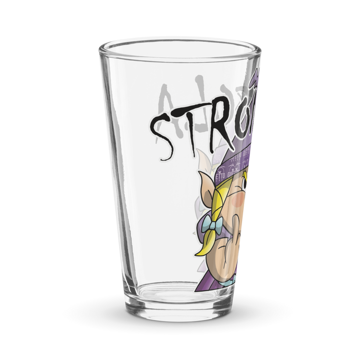 Bicchiere da birra STRONZOLA - Gufetto Brand 