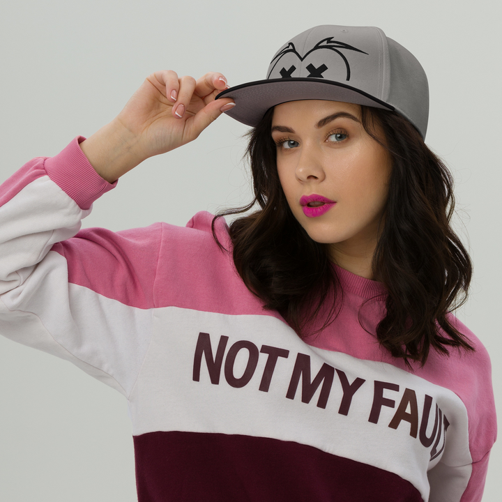 Cappellino snapback (baseball) GUFETTO BRAND OCCHI NERI - Gufetto Brand 