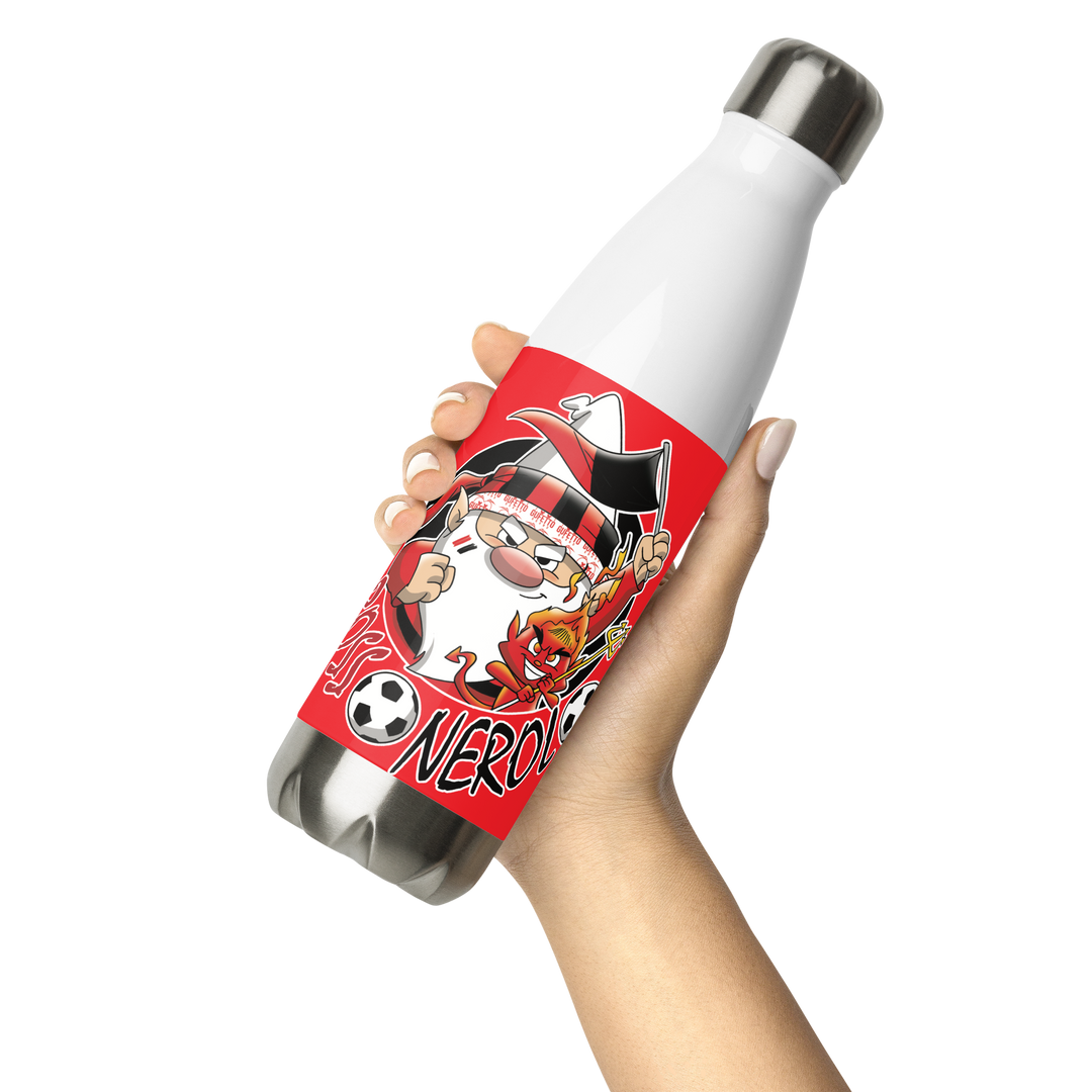 Borraccia in acciaio inossidabile ROSSO NEROLO - Gufetto Brand 