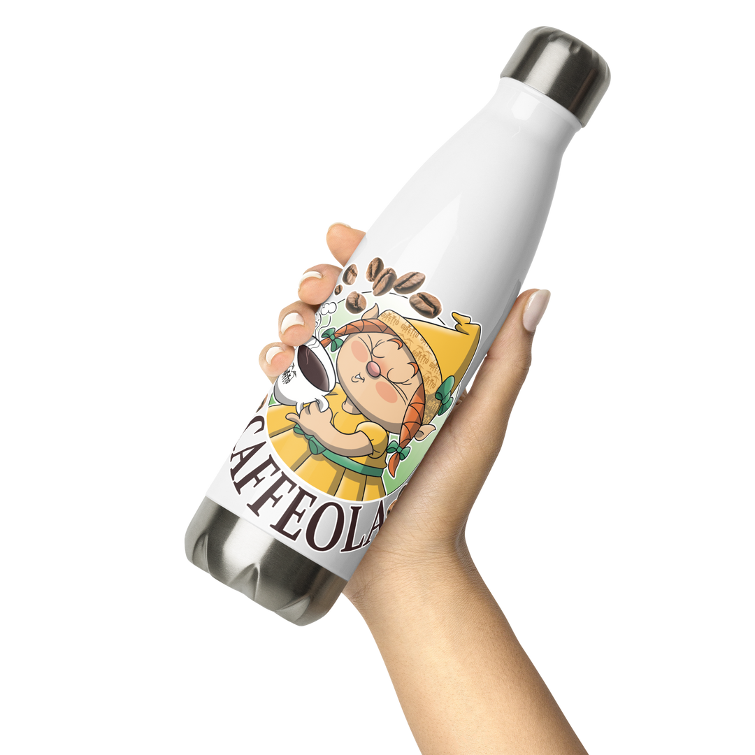 Borraccia in acciaio inossidabile CAFFEOLA - Gufetto Brand 