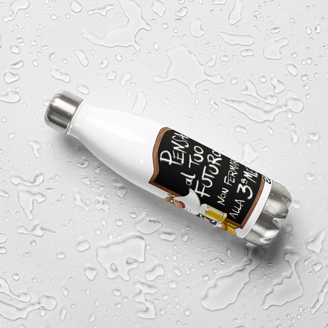 Borraccia in acciaio inossidabile BIRROLO TERZA MEDIA - Gufetto Brand 