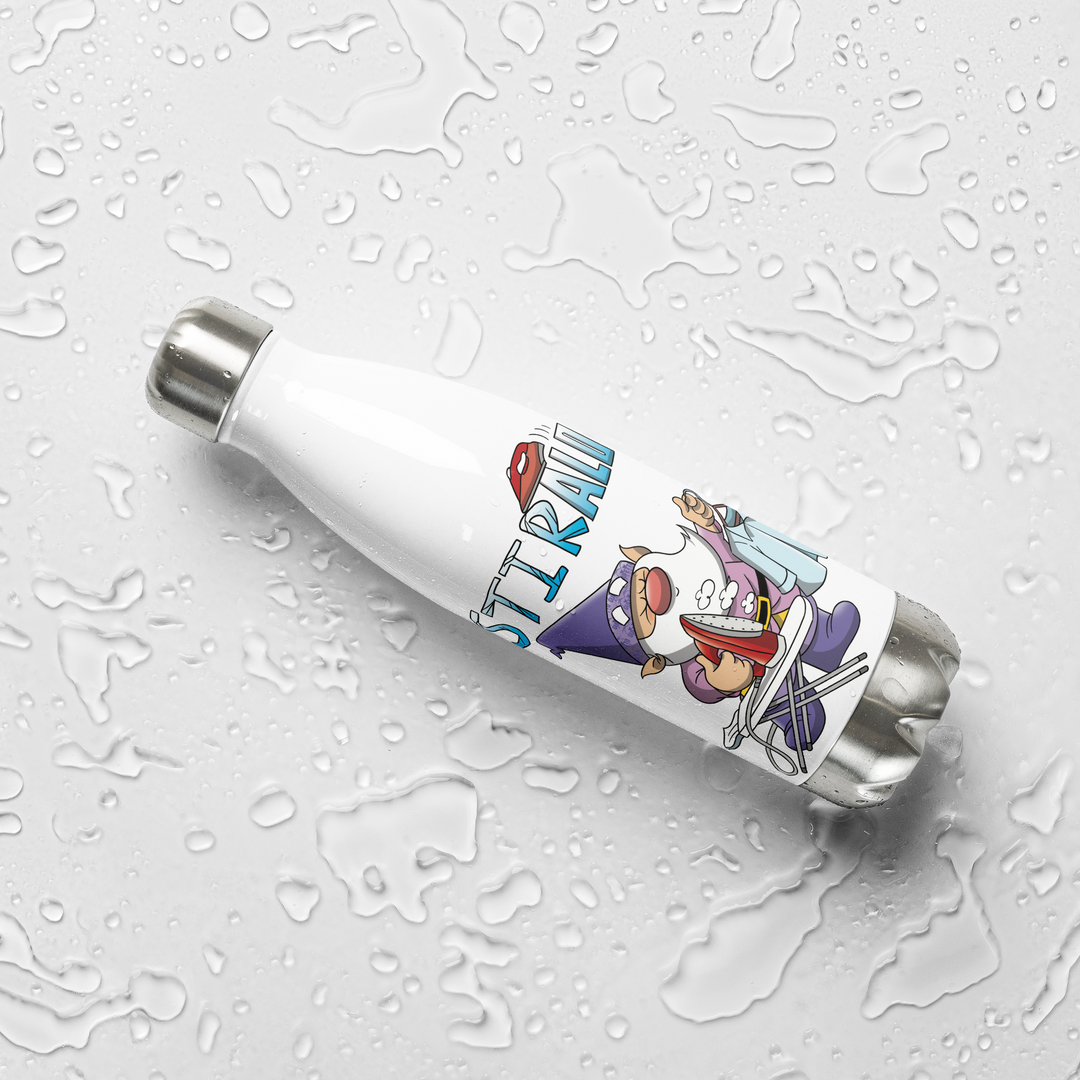 Borraccia in acciaio inossidabile STIRALO - Gufetto Brand 