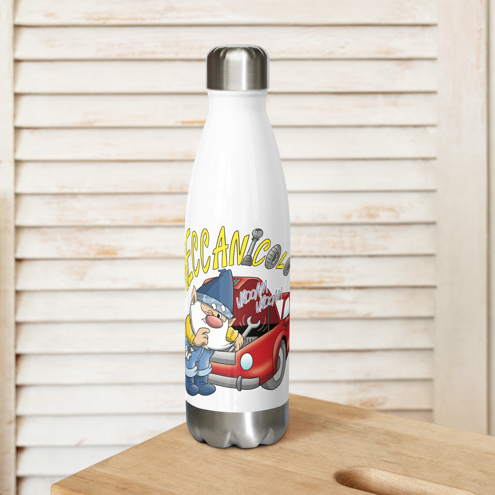 Borraccia in acciaio inossidabile MECCANICOLO - Gufetto Brand 