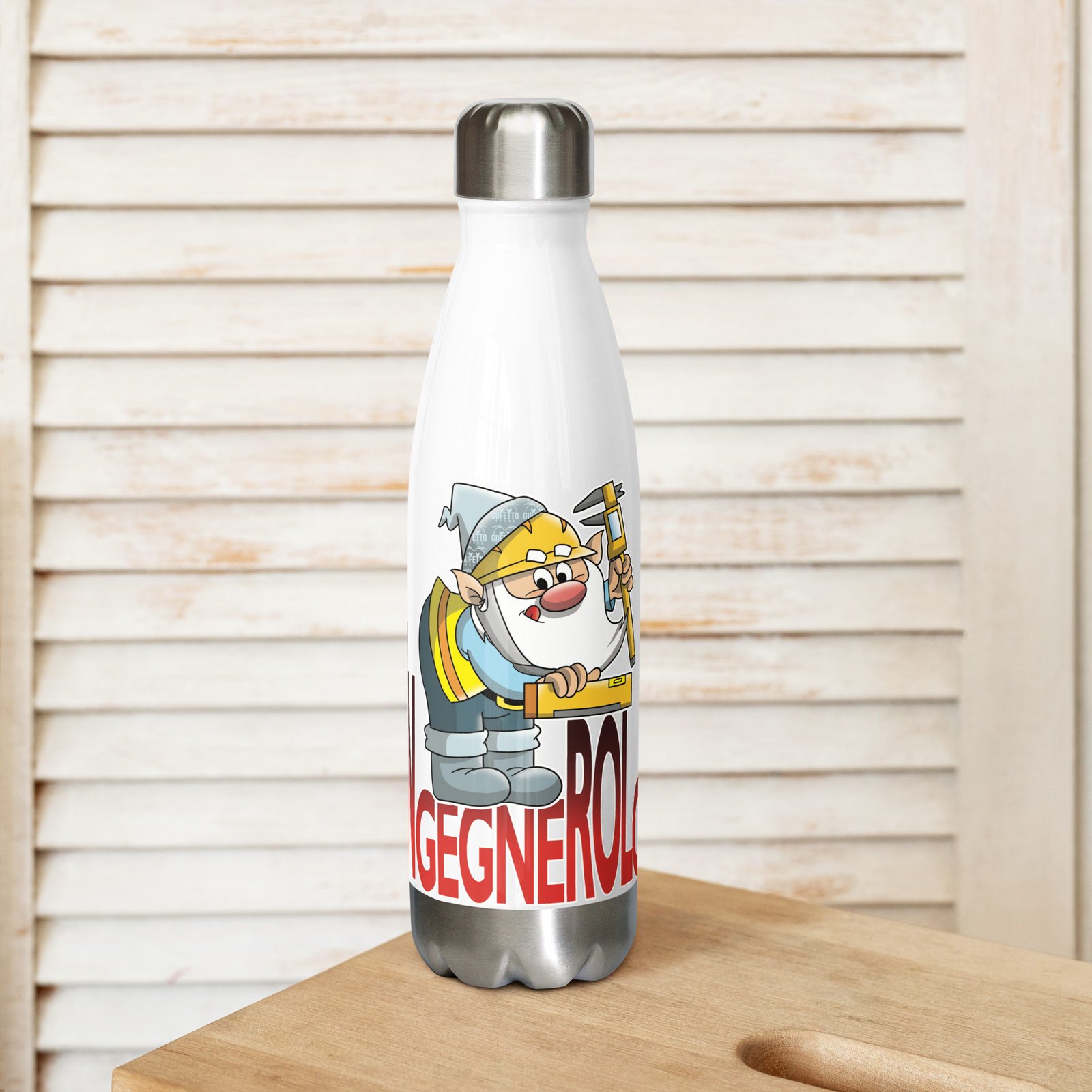 Borraccia in acciaio inossidabile INGEGNEROLO - Gufetto Brand 