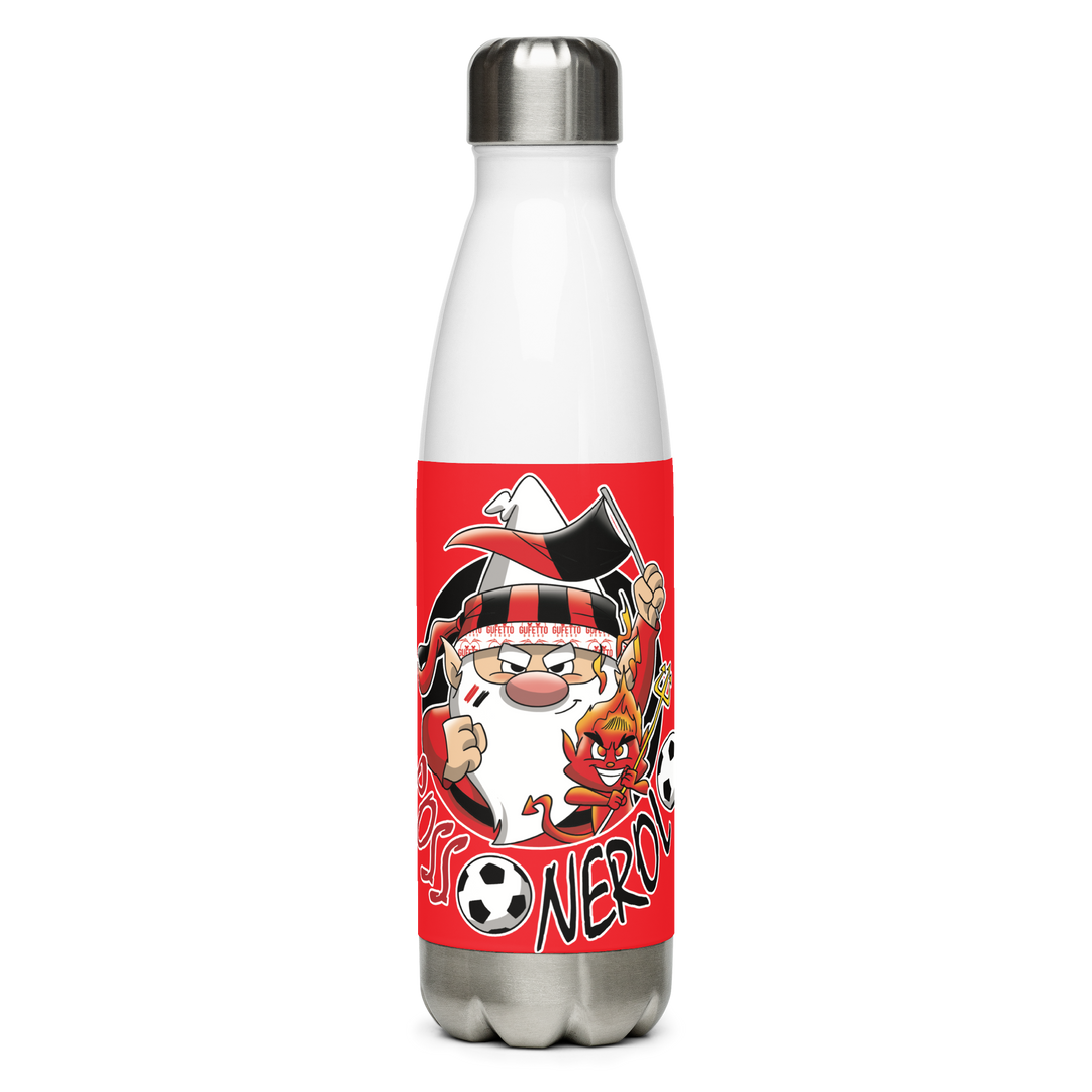Borraccia in acciaio inossidabile ROSSO NEROLO - Gufetto Brand 