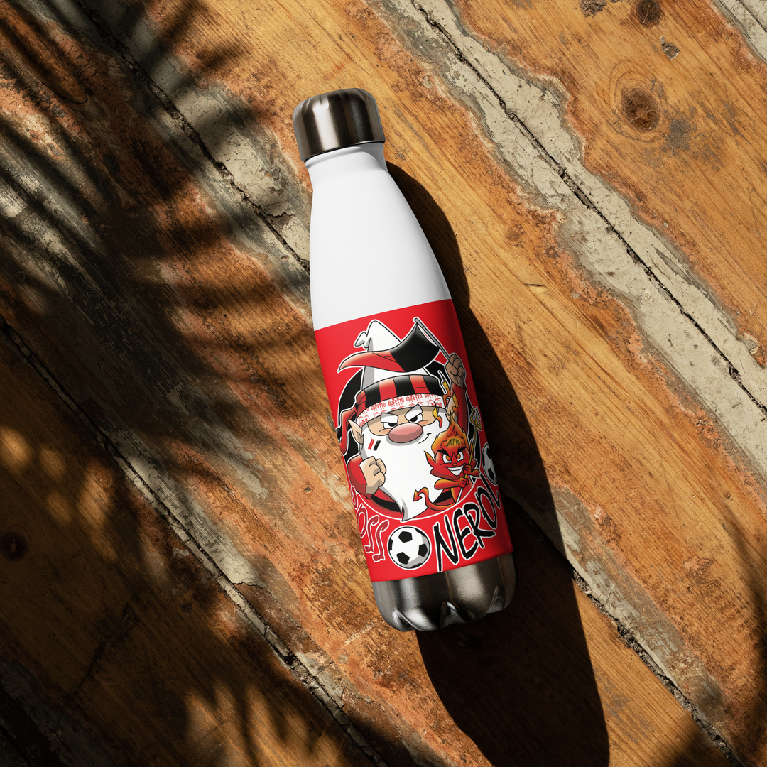 Borraccia in acciaio inossidabile ROSSO NEROLO - Gufetto Brand 