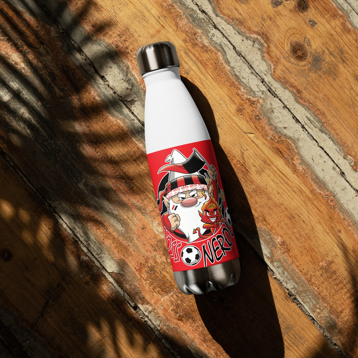 Borraccia in acciaio inossidabile ROSSO NEROLO - Gufetto Brand 