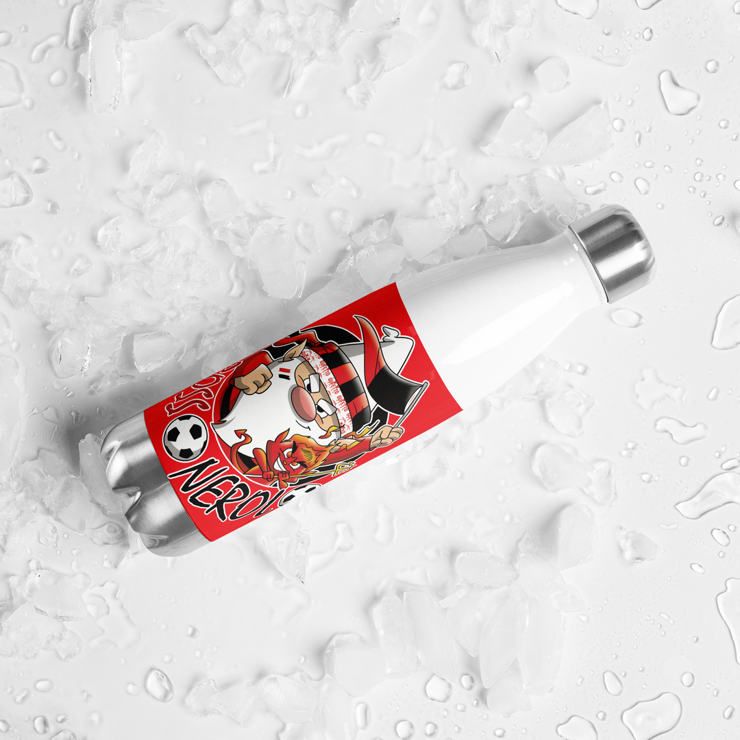 Borraccia in acciaio inossidabile ROSSO NEROLO - Gufetto Brand 