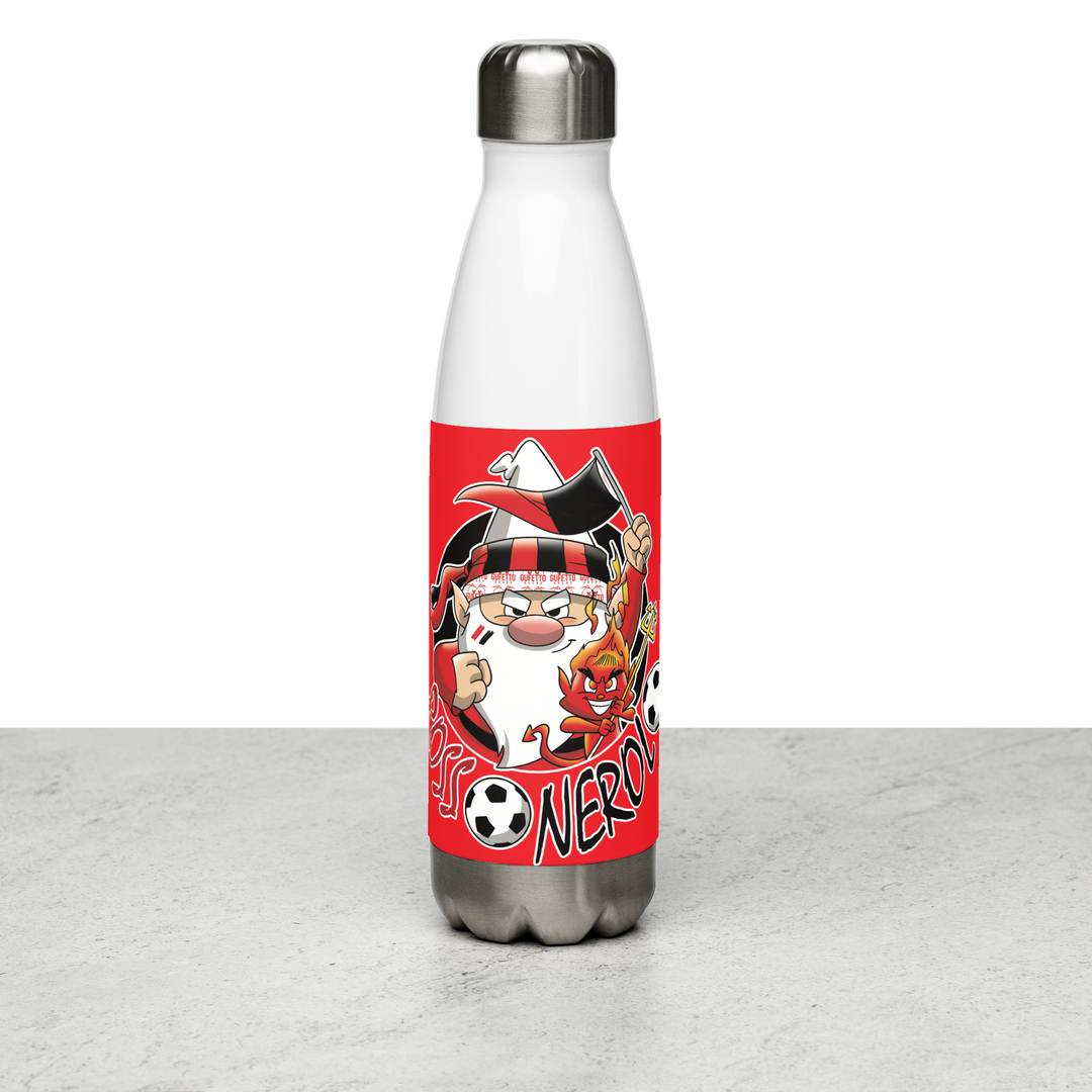 Borraccia in acciaio inossidabile ROSSO NEROLO - Gufetto Brand 
