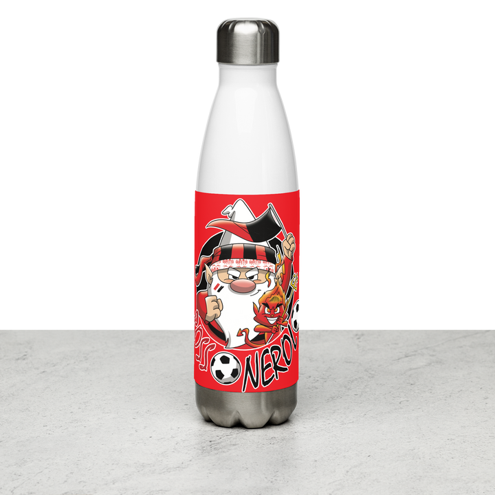 Borraccia in acciaio inossidabile ROSSO NEROLO - Gufetto Brand 