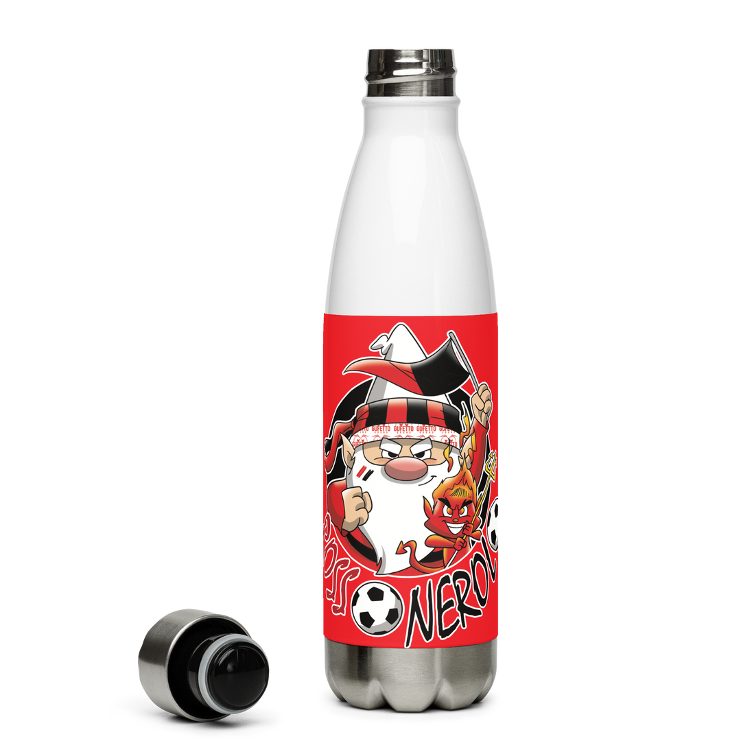Borraccia in acciaio inossidabile ROSSO NEROLO - Gufetto Brand 