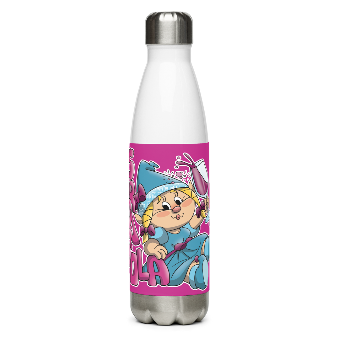 Borraccia in acciaio inossidabile SBRONZOLA - Gufetto Brand 