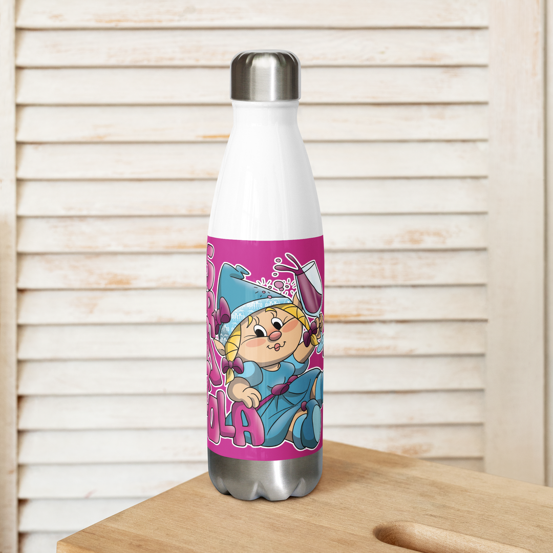 Borraccia in acciaio inossidabile SBRONZOLA - Gufetto Brand 