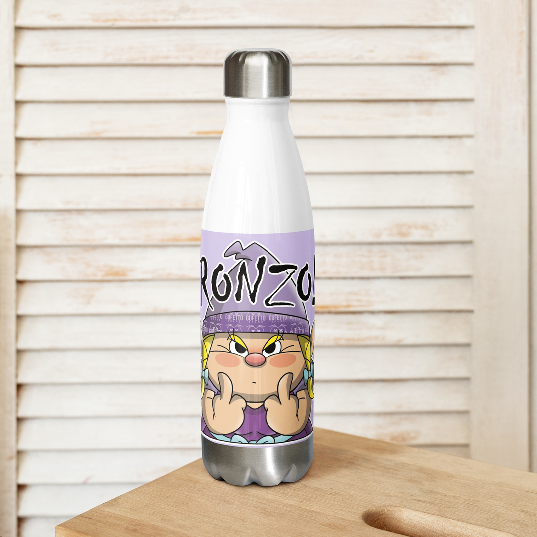 Borraccia in acciaio inossidabile STRONZOLA - Gufetto Brand 