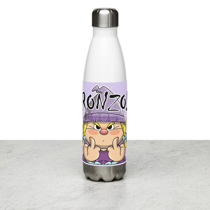 Borraccia in acciaio inossidabile STRONZOLA - Gufetto Brand 