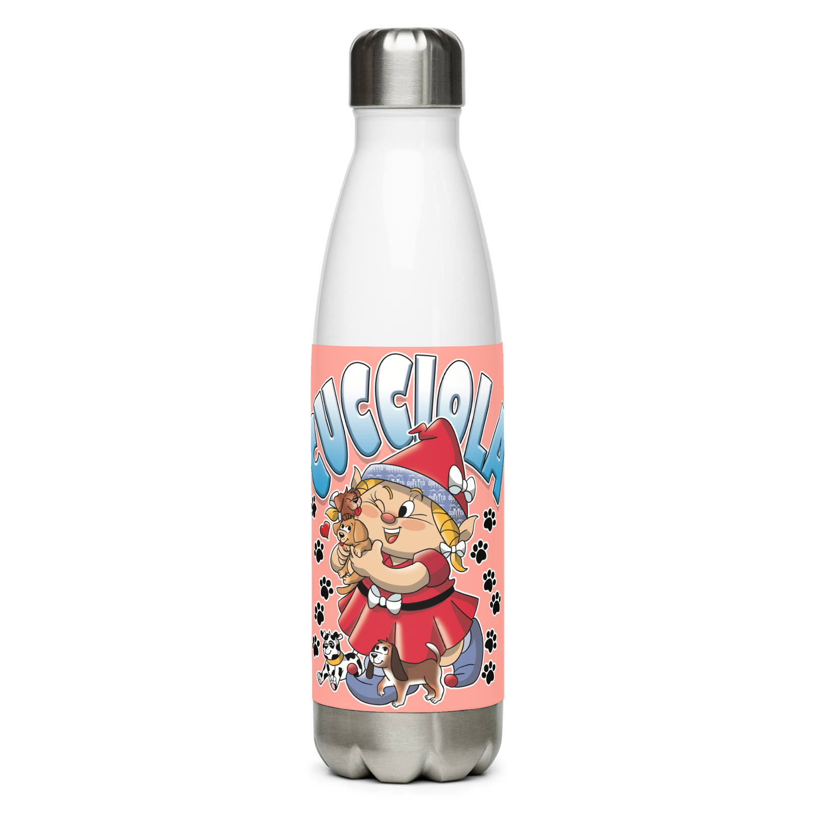 Borraccia in acciaio inossidabile CUCCIOLA - Gufetto Brand 